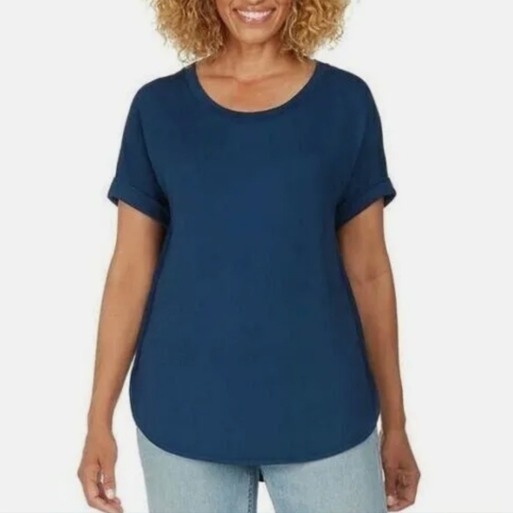 NWT ☆ Matty M  Marine Blue French Terry Tee XL